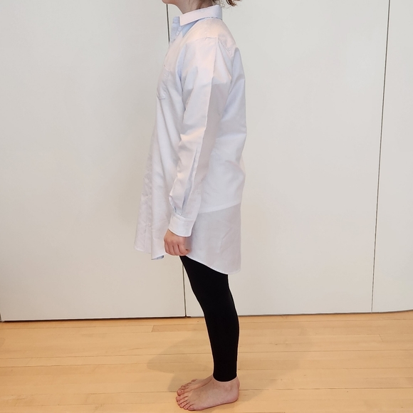 Eileen M Custom Striped Button Down Tunic - Picture 7 of 9